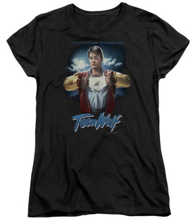 Poster Art Teen Wolf Womens T-Shirt