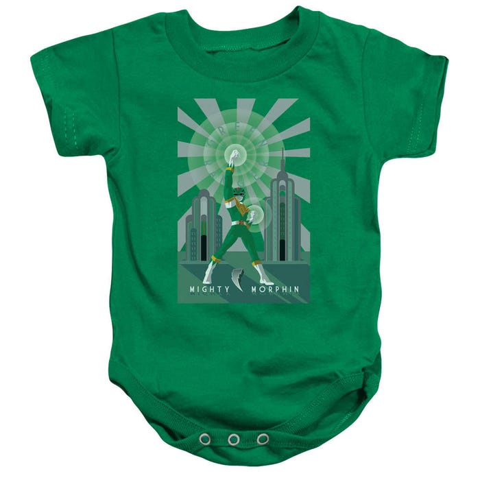 Power Rangers Green Ranger Deco Baby Bodysuit