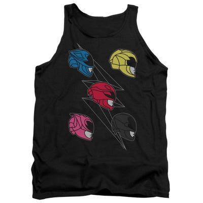 Power Rangers Helmets Tank Top