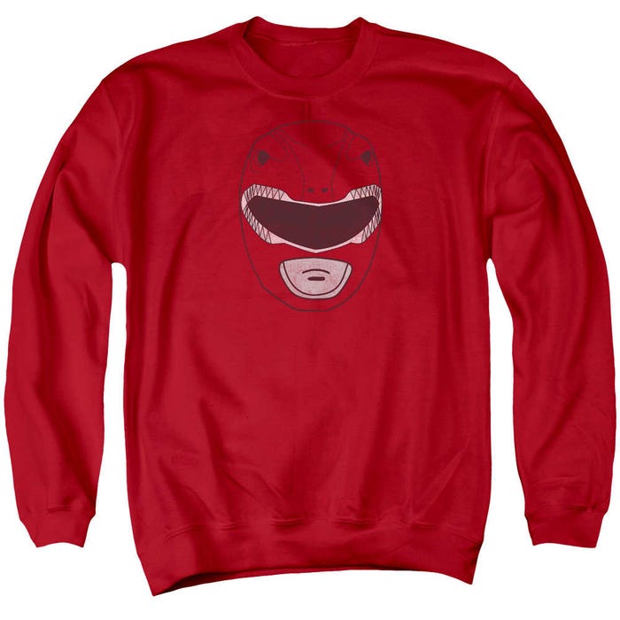 Power Rangers Red Ranger Mask Sweatshirt