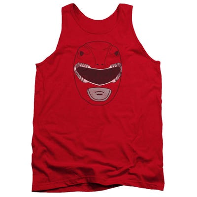 Power Rangers Red Ranger Mask Tank Top