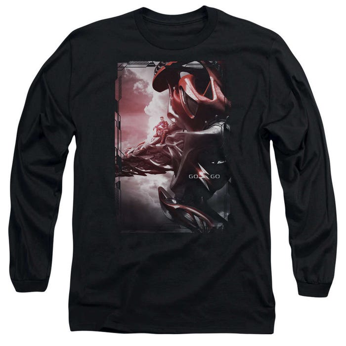 Power Rangers Red Zord Poster Long Sleeve Shirt