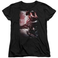 Power Rangers Red Zord Poster Womens T-Shirt