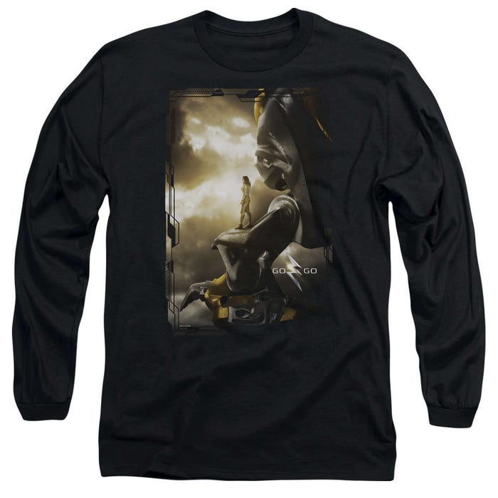 Power Rangers Yellow Zord Poster Long Sleeve Shirt
