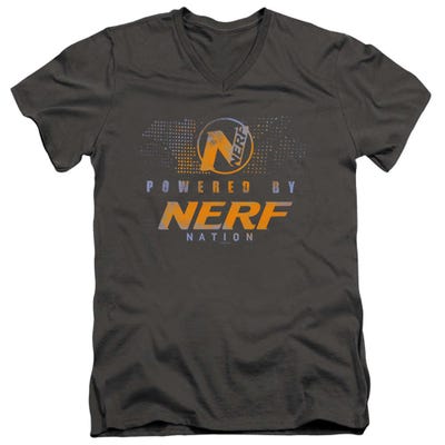 Powered By Nerf Nation V-Neck T-Shirt