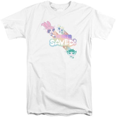 Powerpuff Girls The Day Is Saved Cartoon Tall T-Shirt