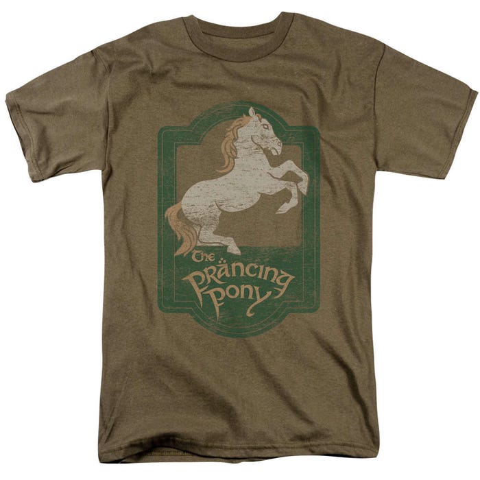 Prancing Pony Sign Lord Of The Rings T-Shirt