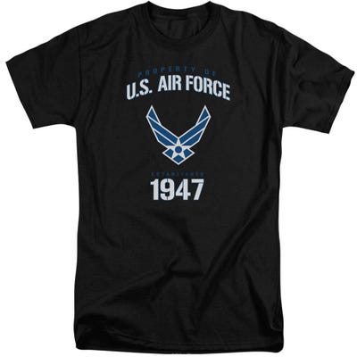 Property of U.S. Air Force USAF Est. 1947 Tall T-Shirt