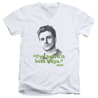 Psych Both Ways V-Neck T-Shirt