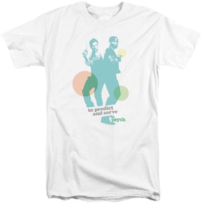 Psych Predict And Serve Tall T-Shirt