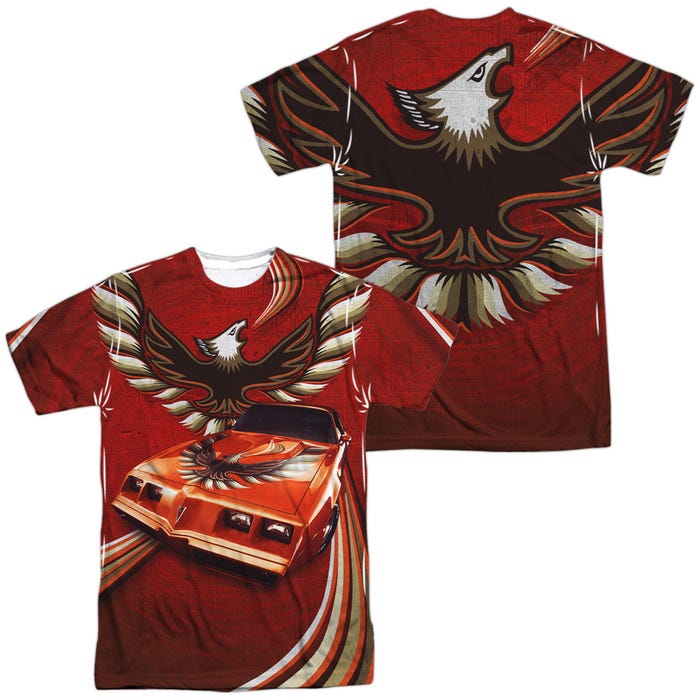 Pontiac Firebird Flames Sublimation T-Shirt