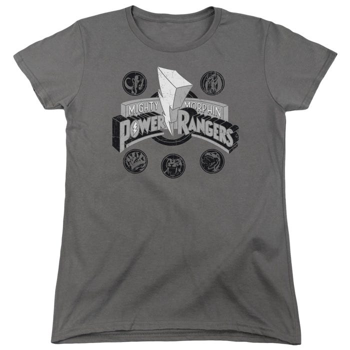 POWER RANGERS POWER COINS Womens T-Shirt