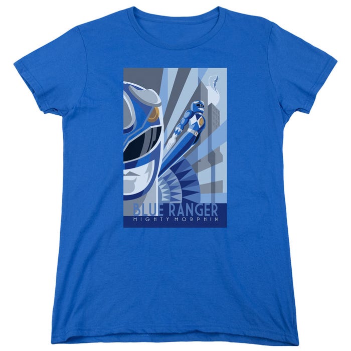 BLUE RANGER DECO Womens T-Shirt