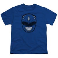 Power Rangers Blue Ranger Mask Kids T-Shirt