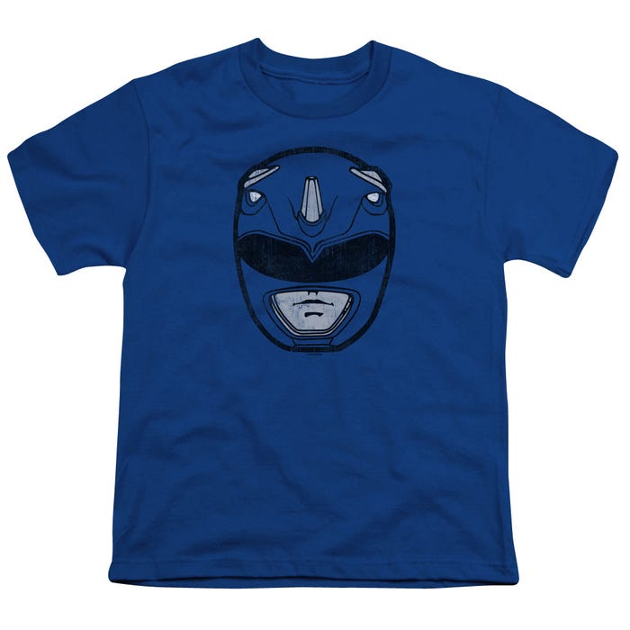Power Rangers Blue Ranger Mask Kids T-Shirt