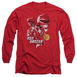 Power Rangers RED RANGER Long Sleeve Shirt