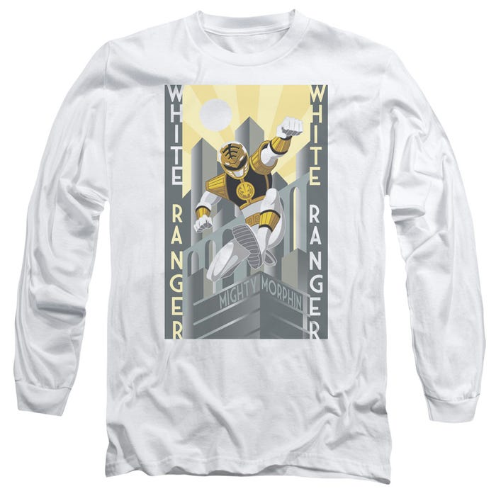 White Ranger Deco Long Sleeve Shirt