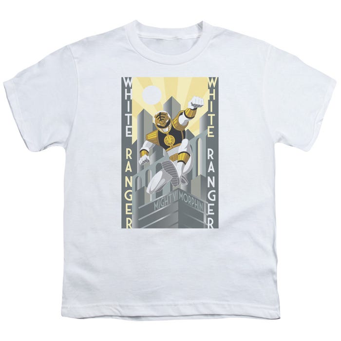 White Ranger Deco Kids T-Shirt