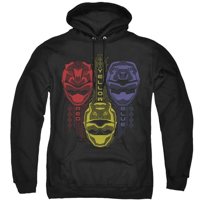 RED YELLOW BLUE POWER RANGERS Hoodie