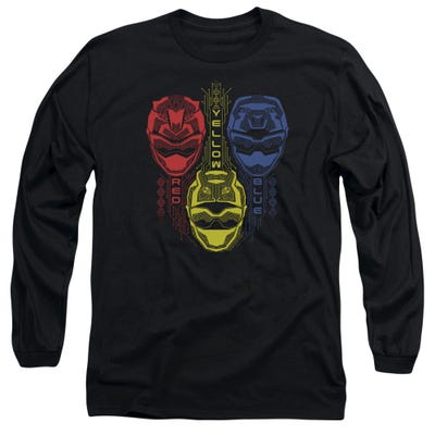 RED YELLOW BLUE POWER RANGERS Long Sleeve Shirt