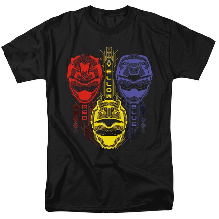 RED YELLOW BLUE POWER RANGERS T-Shirt