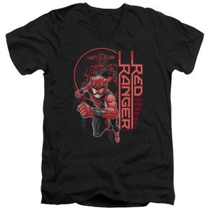 RED RANGER V-Neck T-Shirt