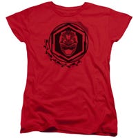 RED RANGER LOGO Womens T-Shirt