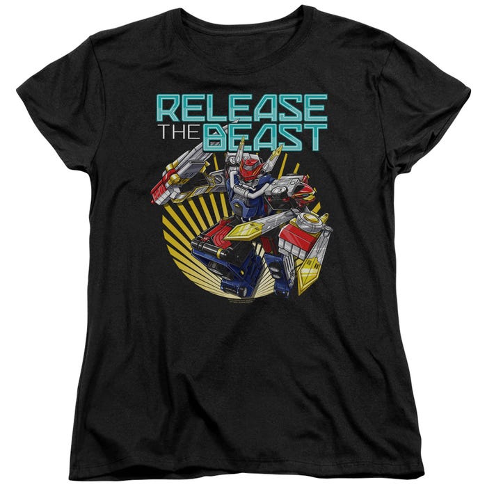 BEAST RELEASE TRANSFORMERS Womens T-Shirt