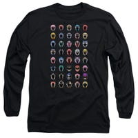 Power Rangers Visual Masks Timeline Long Sleeve Shirt