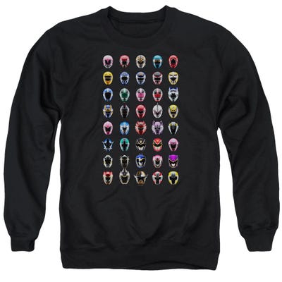 Power Rangers Visual Masks Timeline Sweatshirt
