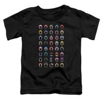 Power Rangers Visual Masks Timeline Toddler T-Shirt
