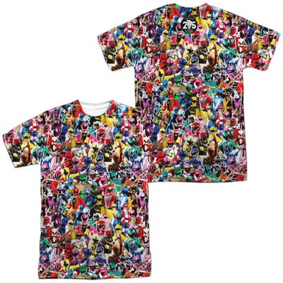 Power Rangers Crowd Sublimation T-Shirt