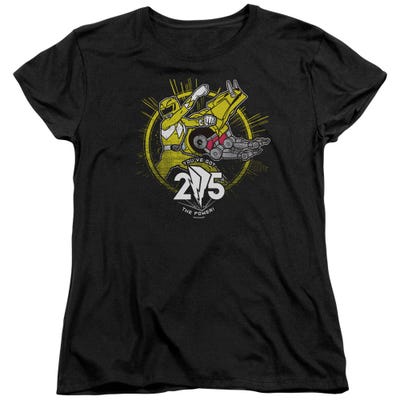 POWER RANGERS YELLOW 25 Womens T-Shirt