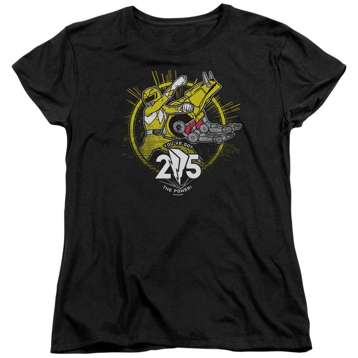 POWER RANGERS YELLOW 25 Womens T-Shirt
