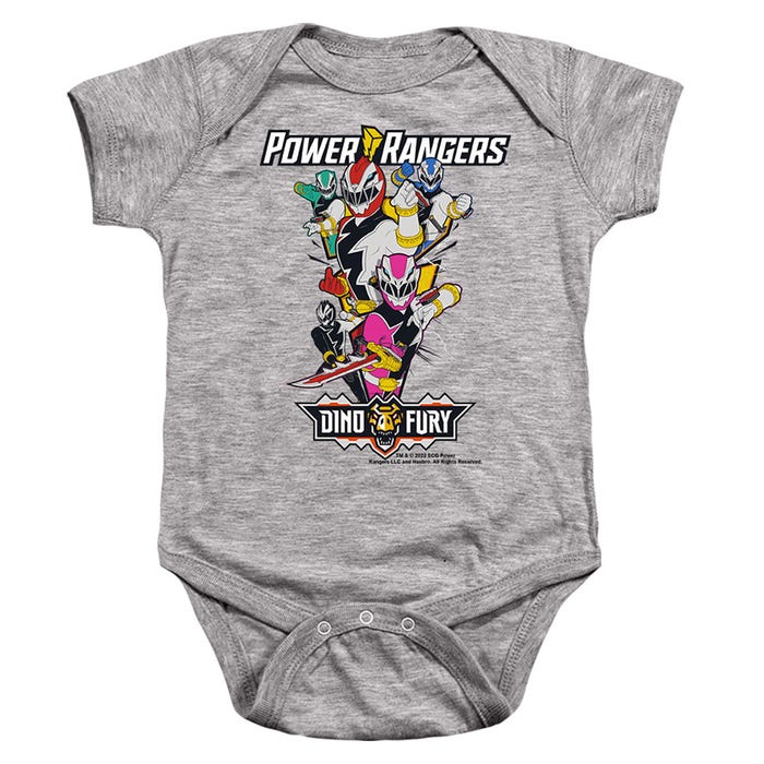 POWER RANGERS: DINO FURY GROUP ACTION Baby Bodysuit