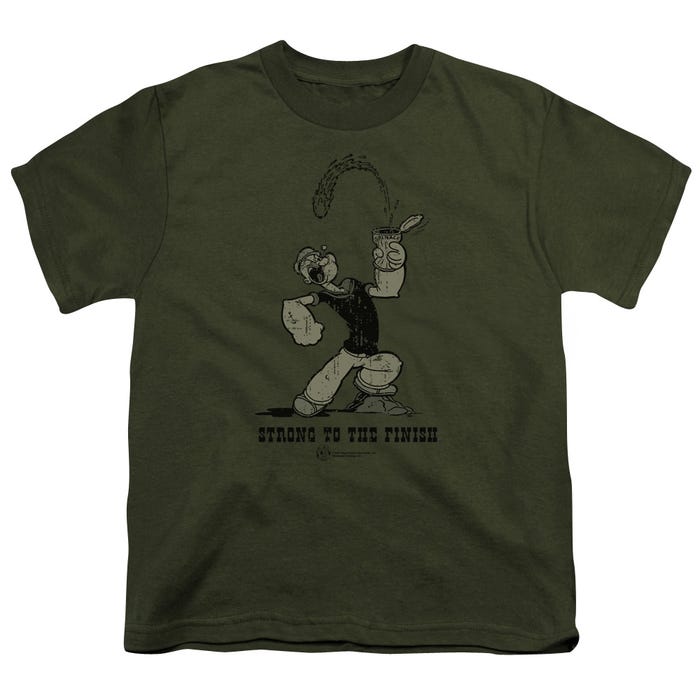 STRONG TO THE FINISH POPEYE Kids T-Shirt