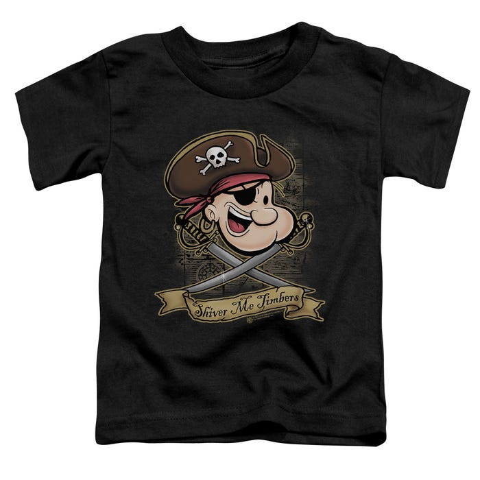 SHIVER ME TIMBERS POPEYE PIRATE Toddler T-Shirt