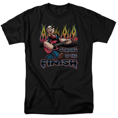 Strong To The Finish Rock and Roll Popeye T-Shirt