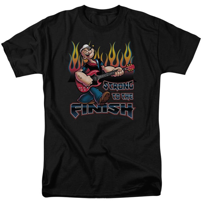 Strong To The Finish Rock and Roll Popeye T-Shirt