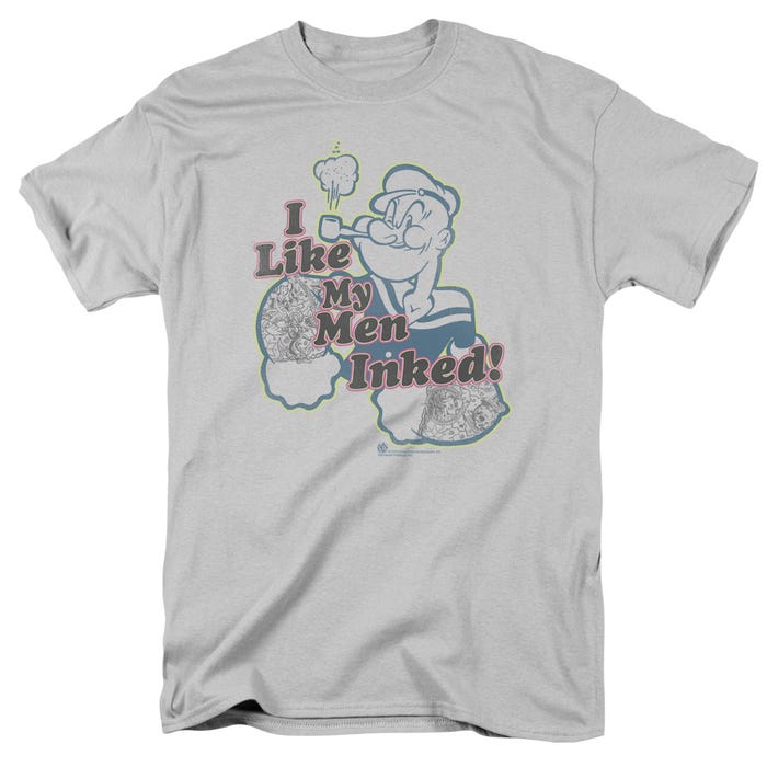 I Like My Men Inked! Funny Popeye T-Shirt