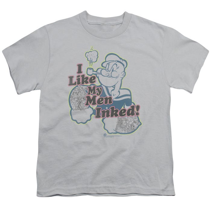 I Like My Men Inked! Funny Popeye Kids T-Shirt