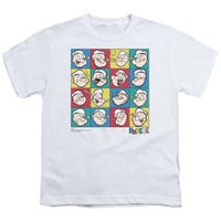 Popeye Color Block Kids T-Shirt