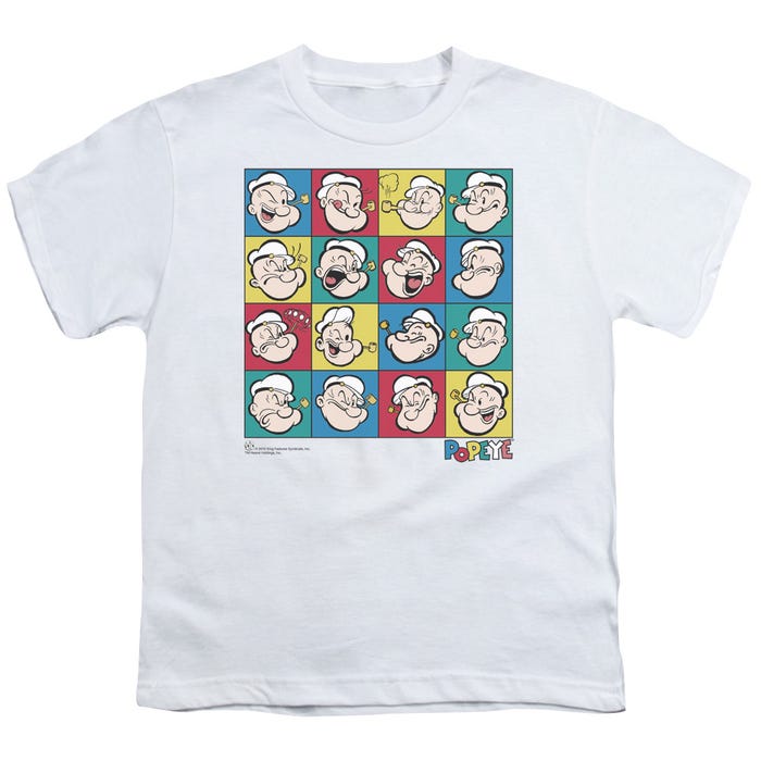 Popeye Color Block Kids T-Shirt