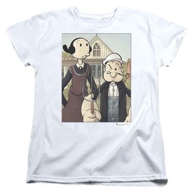 POPEYE GOTHIC Womens T-Shirt