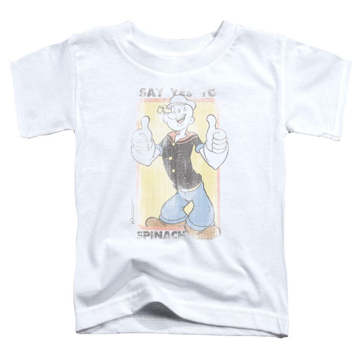 SAY YES TO SPINACH POPEYE Toddler T-Shirt