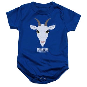 Quantum And Woody Goat Head Baby Bodysuit