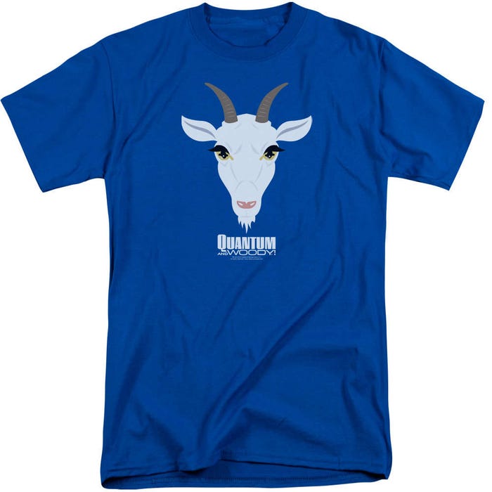 Quantum And Woody Goat Head Tall T-Shirt