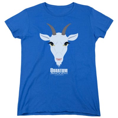 Quantum And Woody Goat Head Womens T-Shirt