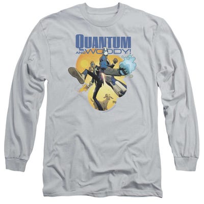 Quantum And Woody Threes A Crowd Long Sleeve Shirt