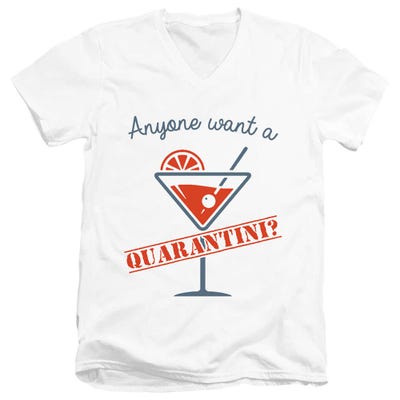 Quarantini? V-Neck T-Shirt